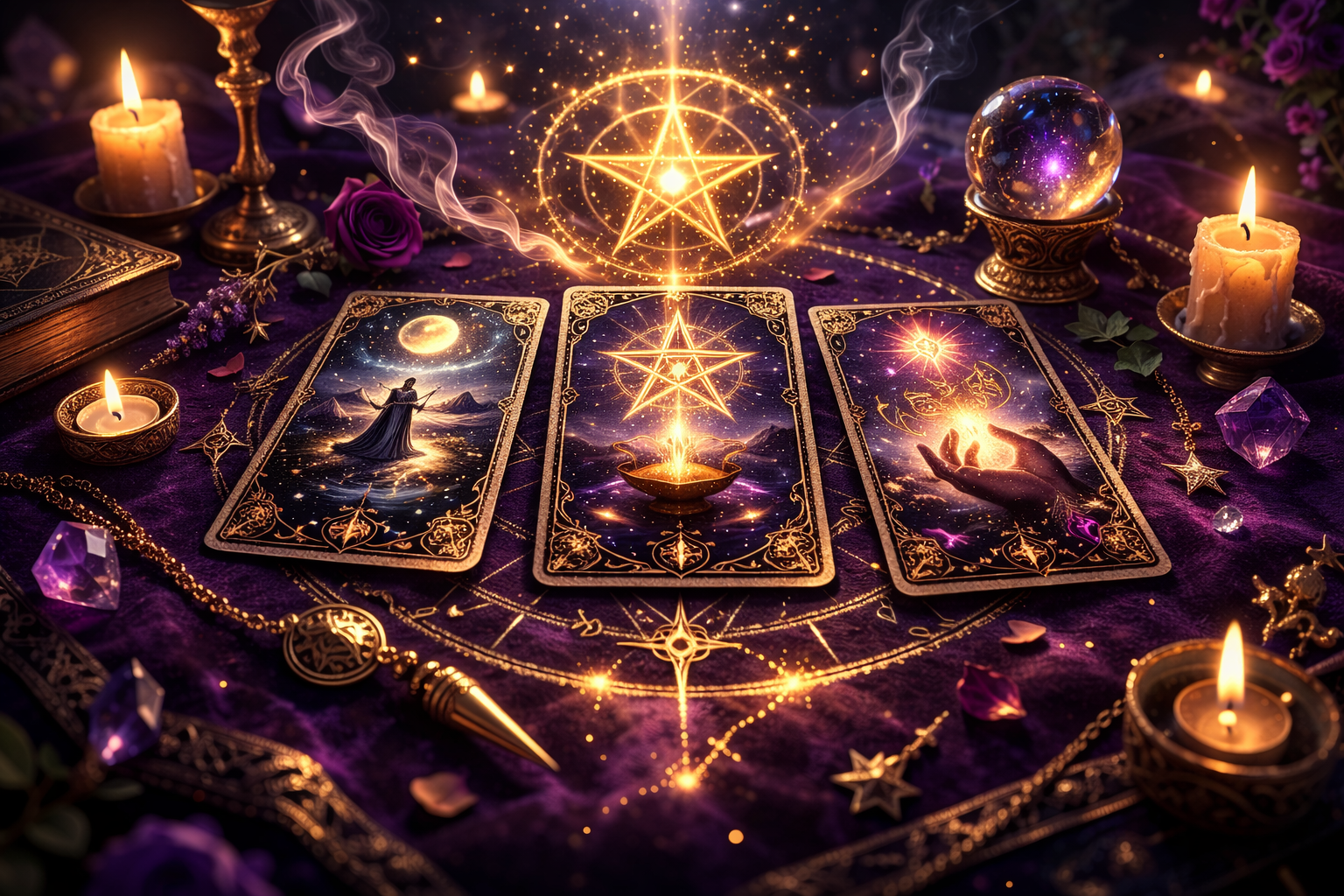 Tarot · Pregunta escrita (3 cartas)